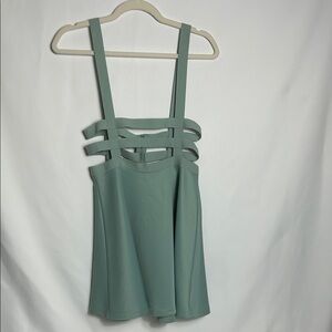 New Allegra K Mint Strappy Dress Women’s Size Medium  Overall Dress Short